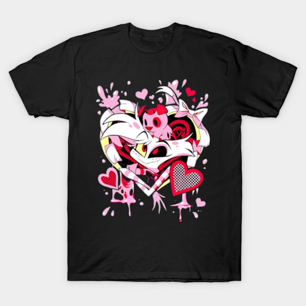 Hazbin Hotel Angel Dust T-Shirt by CarolIrvine